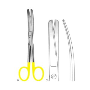 Scissors with Tungsten Carbide Inserts